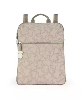 Kaos New Colors Рюкзак из нейлона с розовым принтом Tous, коричневый