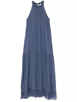 Kaos платье макси с вырезом халтер, синий
