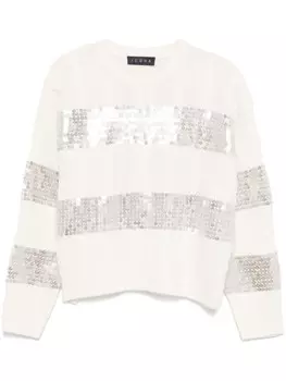 Kaos свитер с пайетками, нейтральный
