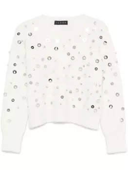 Kaos свитер с пайетками, нейтральный