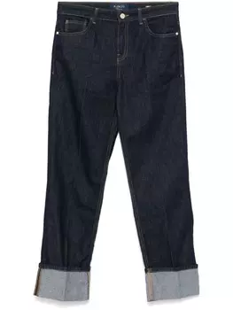 Kaos укороченные джинсы, синий