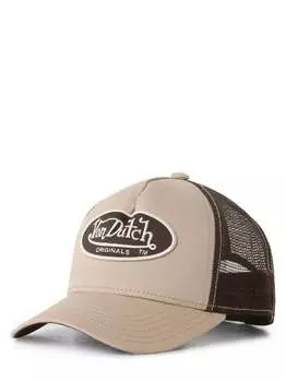 Кэп бостон Von Dutch, коричневый