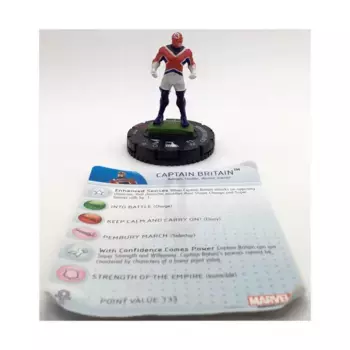Капитан Британия М-023 (LE), Marvel HeroClix - WizKids Marvel - Singles