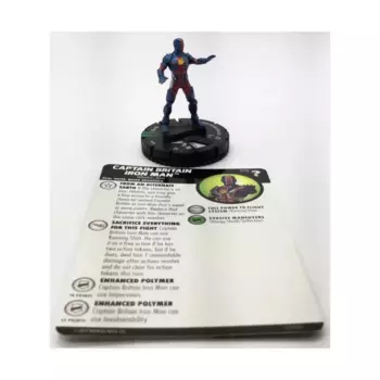 Капитан Британия Железный Человек #019 (U), Marvel Heroclix - 15th Anniversary - What If? - Singles
