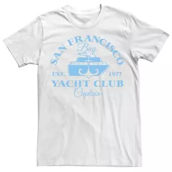 Капитан мужского яхт-клуба залива Сан-Франциско Приблиз. Футболка 1977 года Licensed Character