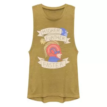 Капитан юниоров Марвел «Выше, дальше быстрее» Muscle Tank Licensed Character