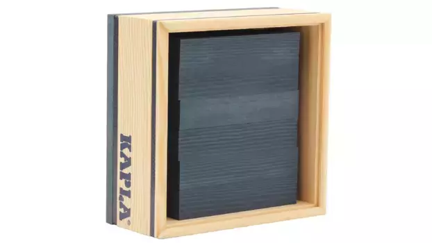 Kapla Деревянные строительные блоки, темно-синие, в коробке 40 шт