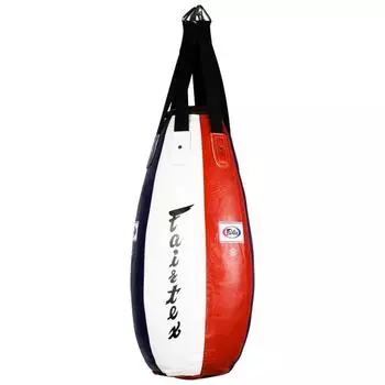 Каплевидный боксерский мешок Fairtex SandBag HB4, синий / красный / белый