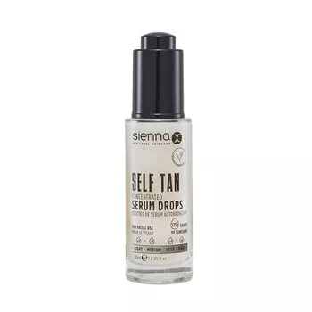 Капли для автозагара self tan concentrated serum drops Sienna-X, 30 мл