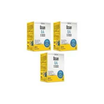 Капли Ocean D3 K2, 20 мл, 3 шт