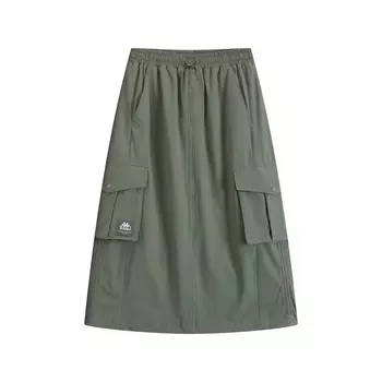 Kappa Длинная юбка PLAYER Casual, женская, зеленая