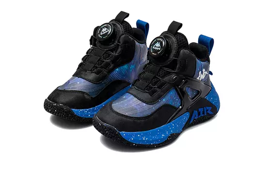 Kappa Kids Дети Баскетбольные кроссовки Дети, Подкладка из хлопка синего цвета.