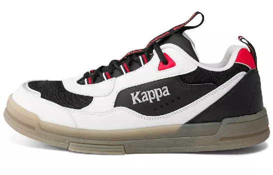 Кроссовки Kappa Casual Shoes Unisex Low-Top Black White Red