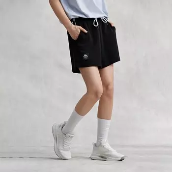 Kappa Женские повседневные шорты, цвет Black