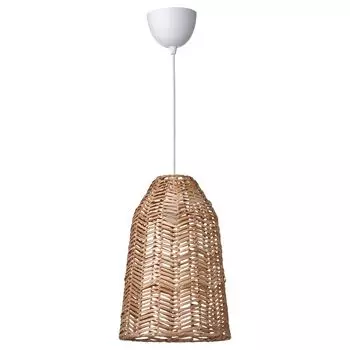 KAPPELAND / HEMMA Потолочный светильник, ротанг/белый IKEA