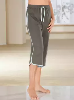 Капри брюки, хаки