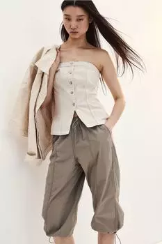 Капри карго H&M, серый