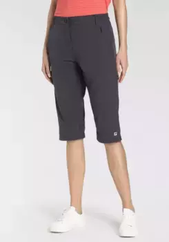 Капри Killtec, эластичный пояс и манжеты на штанинах, антрацит