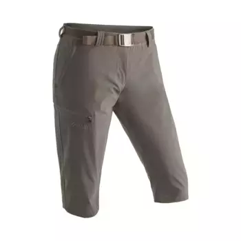Капри Maier Sports "Inara slim 3/4", женские походные брюки, дышащие уличные брюки, брюки 3/4 с 3 карманами, цвет Schlamm