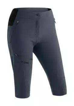 Капри Maier Sports "Latit Capri Vario", женские капри, короткие походные брюки, уличные брюки с 4 карманами, стандартного кроя, серый