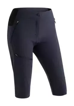 Капри Maier Sports "Latit Capri Vario", женские капри, короткие походные брюки, уличные брюки с 4 карманами, стандартного кроя, синий