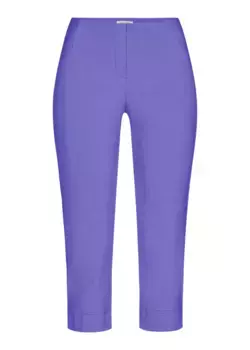 Капри Stehmann "INA", длина 7/8, с разрезом, цвет Endless Sky,7218