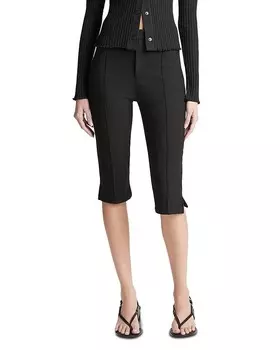 Капри узкого кроя Vince, черный