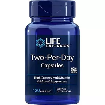 Капсулы Life Extension Two-Per-Day, 120 капсул