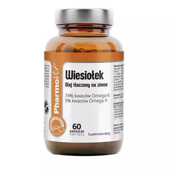 Капсулы, поддерживающие иммунную систему Pharmovit Clean Label Wiesioek Olej Toczony Na Zimno, 60 шт