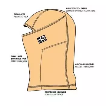 Капюшон Expedition - Детский BlackStrap, черный