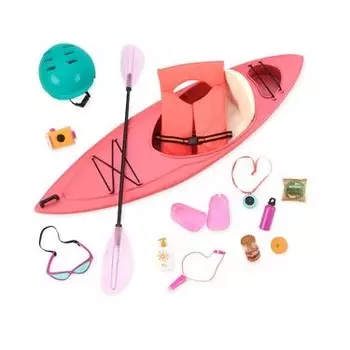 Каяк со снаряжением - Набор приключений на каяке - OurGeneration