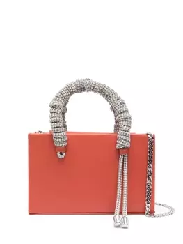 Kara сумка на плечо с кристаллами, красный