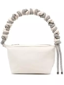 Kara сумка-тоут со стразами, нейтральный цвет