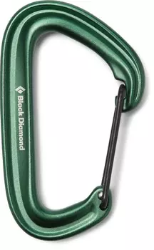 Карабин LiteWire Black Diamond, зеленый