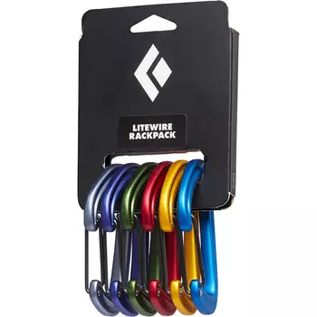 Карабины Litewire Rackpack, 6 шт Black Diamond