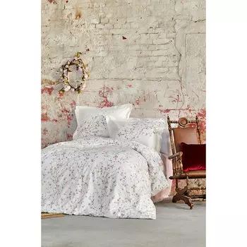 Karaca Home Annata Salmon Хлопковый Комплект постельного белья