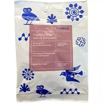 Карамельки с медом и эхинацеей - 15 пастилок Korres