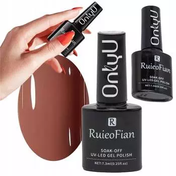 КАРАМЕЛЬНЫЙ ГИБРИДНЫЙ ЛАК ДЛЯ НОГТЕЙ С ГЛЯНЦЕМ УФ-ПОЛИРОВКИ OnlyU/L031