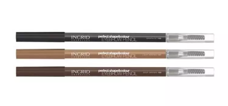Карандаш для бровей 102 Графит Ingrid, Perfect Shape & Color
