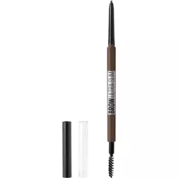Карандаш для бровей brow ультратонкий 1 мл Maybelline, цвет 05 deep brown