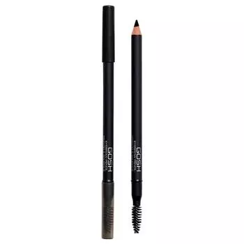Карандаш для бровей eyebrow pencil Gosh, цвет soft black, вес 1.2 гр.
