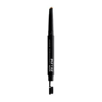Карандаш для бровей fill & fluff eyebrow pomade pencil Nyx Professional Makeup, цвет blonde, вес 0,2 гр.