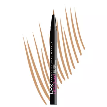 Карандаш для бровей - фломастер lift n snatch brow tint pen Nyx Professional Makeup, цвет soft brown, 1 мл