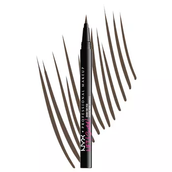 Карандаш для бровей - фломастер lift n snatch brow tint pen Nyx Professional Makeup, цвет ash brown, 1 мл