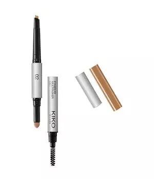 Карандаш для бровей KIKO Milano Eyebrow Multitasker 3-In-1, 02 Blondes and Redhead, 0.4g
