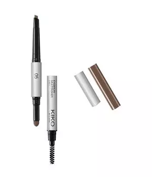 Карандаш для бровей KIKO Milano Eyebrow Multitasker 3-In-1, 05 Deep Brunettes, 0.4g