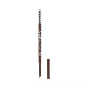 Карандаш для бровей Lpiz de Cejas con Cepillo Ultra Thin Brow Pen Gosh, 002 Grey Brown