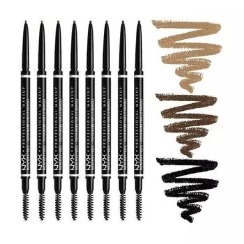 Карандаш для бровей Lpiz para Cejas Micro Brow Pencil Nyx Professional Make Up, Brunette