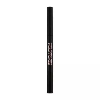 Карандаш для бровей Makeup Revolution Duo, Dark Brown