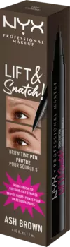 Карандаш для бровей NYX PROFESSIONAL MAKEUP Augenbrauenstift Lift & Snatch 06 Ash Brown, 1 ml